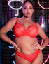 Scantilly Fascinate Plunge Bra Poppy Red