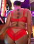 Scantilly Fascinate Plunge Bra Poppy Red