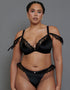Scantilly Glamour Puss Thong Black