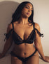 Scantilly Glamour Puss Thong Black