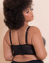 Scantilly Hell For Pleather Superplunge Longline Bra Black