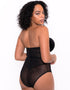 Scantilly Icon Plunge Strapless Multiway Padded Body Black