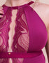Scantilly Indulgence Multiway Stretch Lace Body Berry Purple