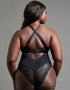 Scantilly Indulgence Multiway Stretch Lace Body Black/Latte