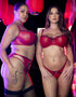 Scantilly Key to My Heart Padded Half Cup Bra Rouge