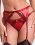 Scantilly Key to My Heart Suspender Belt Rouge