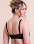 Scantilly Laced Up Plunge Bra Black