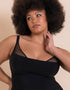 Scantilly Mirage Wired Plunge Slip Dress Black