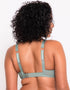 Scantilly Peep Show Deep Plunge Bra Sage Green