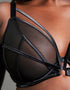 Scantilly Scandal Plunge Bra Black