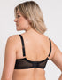 Scantilly Serpent Padded Half Cup Bra Black