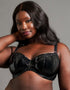 Scantilly Studded Seduction Padded Half Cup Bra Black