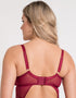 Scantilly Suspense Plunge Bodysuit Sangria
