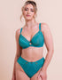 Scantilly Suspense Plunge Bra Teal Blue