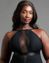 Scantilly Swerve Non Wired Bodysuit Black