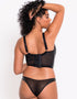 Scantilly Tough Love Longline Balcony Bra Black