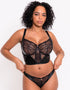 Scantilly Tough Love Longline Balcony Bra Black