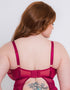 Scantilly Senses Plunge Bodysuit Cherry