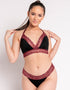 Curvy Kate Twice the Fun Reversible Thong Oxblood/Black