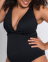 Curvy Kate Twist and Shout Non Wired Swimsuit Black