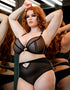 Scantilly Unchained Plunge Bra Black