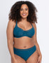 Curvy Kate First Class Balcony Bikini Top Deep Teal