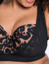 Curvy Kate Wrapsody Bandeau Bikini Top Leopard Print