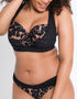 Curvy Kate Wrapsody Bandeau Bikini Top Leopard Print