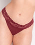 Curvy Kate Twice the Fun Reversible Thong Oxblood/Black