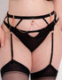 Scantilly Unchained Suspender Belt Black