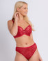 Curvy Kate Lace Daze Balcony Bra Lipstick Red