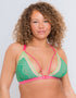 Curvy Kate Front and Centre Non-Wired Bralette Mint/Pink