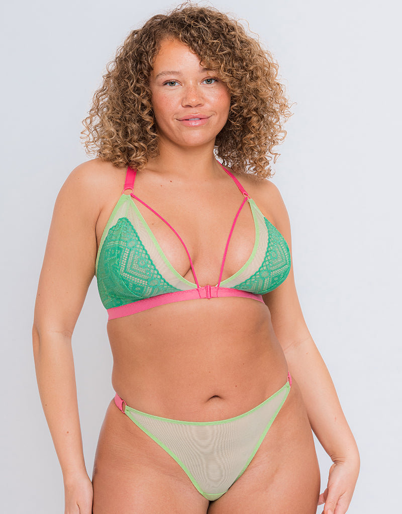 Curvy Kate Front and Centre Wire-free Bralette - Rose