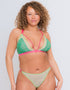 Curvy Kate Front and Centre Non-Wired Bralette Mint/Pink