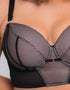 Curvy Kate Gin Fizz Longline Balcony Bra Black/Blush