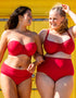 Curvy Kate First Class Balcony Bikini Top Red