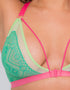 Curvy Kate Front and Centre Non-Wired Bralette Mint/Pink
