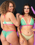 Curvy Kate Front and Centre Bralette Mint/Pink