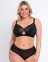 Curvy Kate Get Up and Chill Non-Wired Bralette Black