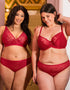 Curvy Kate Lace Daze Balcony Bra Lipstick Red