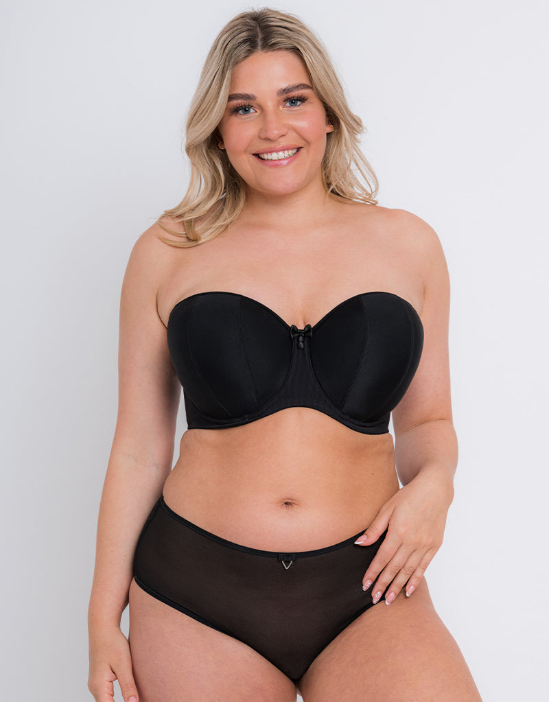 Curvy Kate - 'Best Supporting Act' goes to The award winning Luxe Black  Strapless Bra! This is the best strapless, made for big boobs – the seamed  cups offer lift and shape