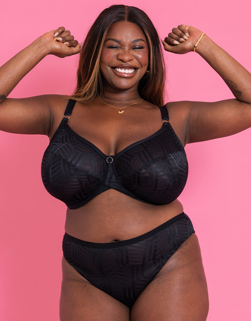 Curvy Kate WonderFull Vibe Full Cup Side Support Bra Black – Curvy Kate UK