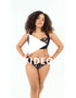 Curvy Kate Wrapsody Bandeau Bikini Top Leopard Print