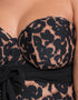 Curvy Kate Wrapsody Bandeau Swimsuit Leopard Print