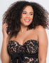 Curvy Kate Wrapsody Bandeau Swimsuit Leopard Print