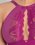 Scantilly Indulgence Stretch Lace Body Orchid/Latte
