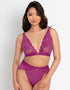 Scantilly Indulgence High Waist Brief Orchid/Latte