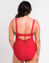 Curvy Kate First Class Plunge Swimsuit Red