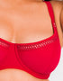 Curvy Kate First Class Balcony Bikini Top Red