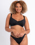 Curvy Kate All Night Scooped Balcony Bra Black Multi